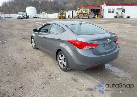 2012 Hyundai Elantra Gls из США, поврежденный, VIN 5NPDH4AE0CH114888